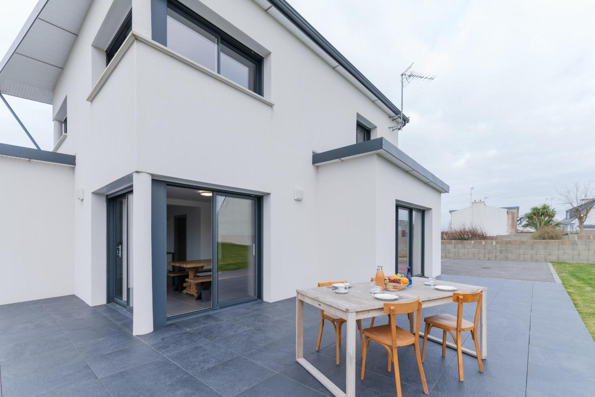 Ker Stivell - Superbe Maison Neuve A 2 Pas De La Mer Landunvez Ngoại thất bức ảnh